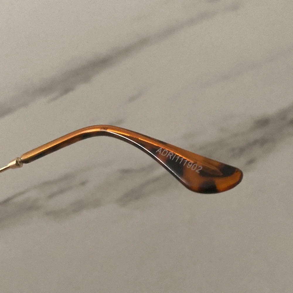 ME Makeover Essentials Tortoise Oval Glasses with Gold Bridge